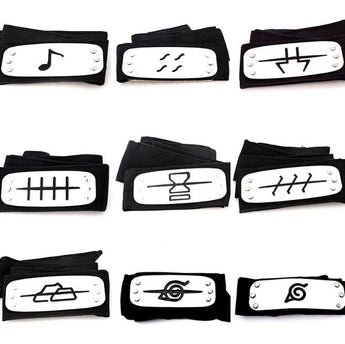 1Pc Naruto: Forehead Guard Headband - Cosplay