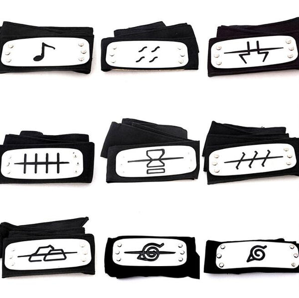 1Pc Naruto: Forehead Guard Headband - Cosplay