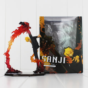One Piece: Black Leg Sanji Fire Battle Ver. Action Figure
