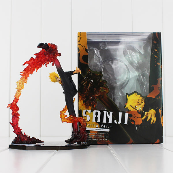 One Piece: Black Leg Sanji Fire Battle Ver. Action Figure