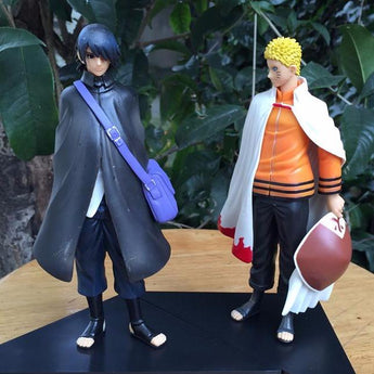 Naruto: Uzumaki Naruto + Uchiha Sasuke Action Figures 2pc/set